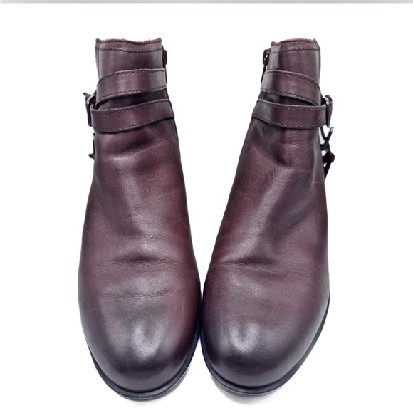 Naturalizer Brown Leather Ankle Boots - Picture 2 of 6